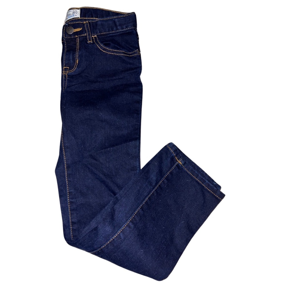 The Children's Place Dark Blue Denim Jeans Size 6x / 7